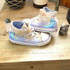 Toddler (Girls), Converse (Frozen Edition), Size: 8.